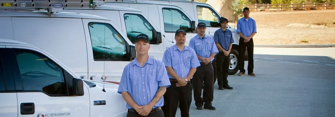 KIC Refrigeration crew ready for Mini Split Repair jobs across Woodlake